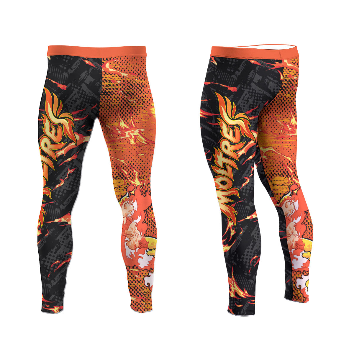  Pokemon Moltres Men's Compression Leggings
