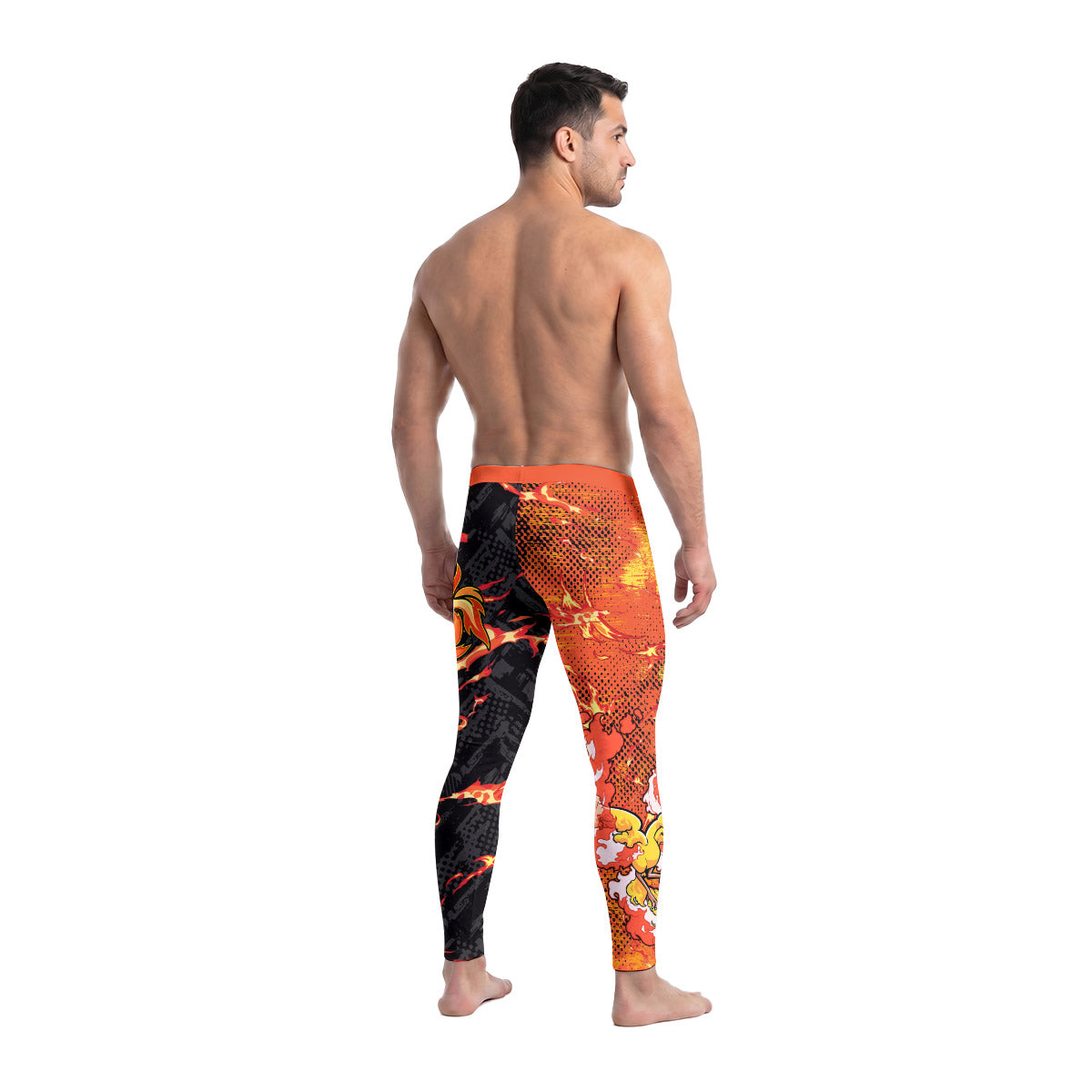  Pokemon Moltres Men's Compression Leggings