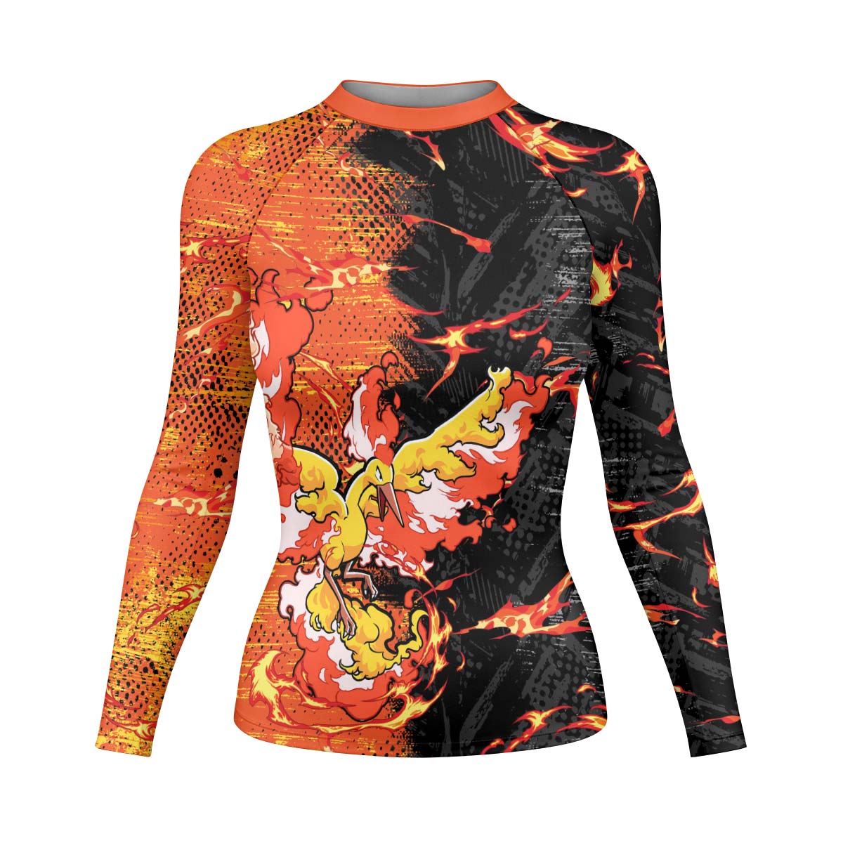  Pokemon Moltres Rash Guard