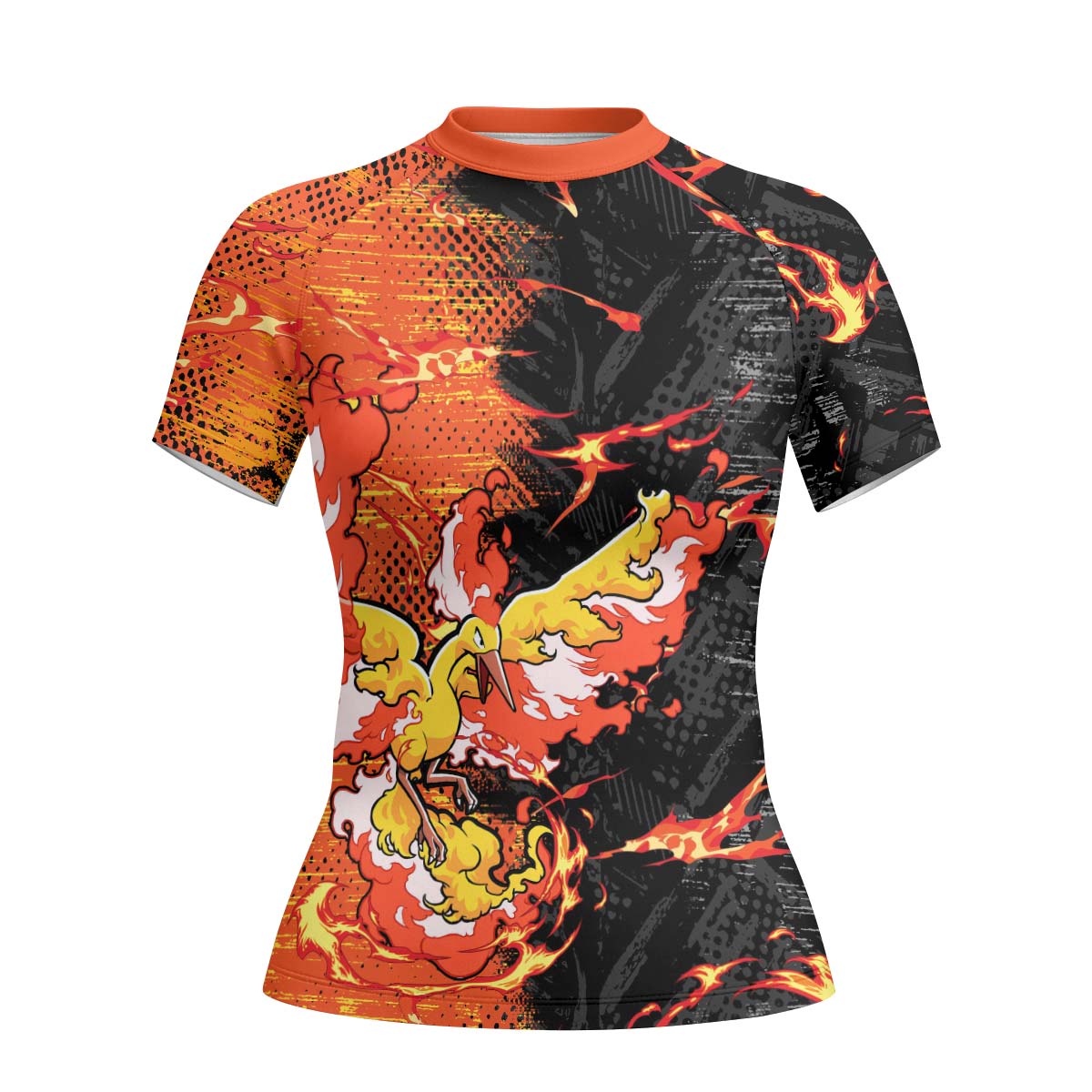  Pokemon Moltres Rash Guard