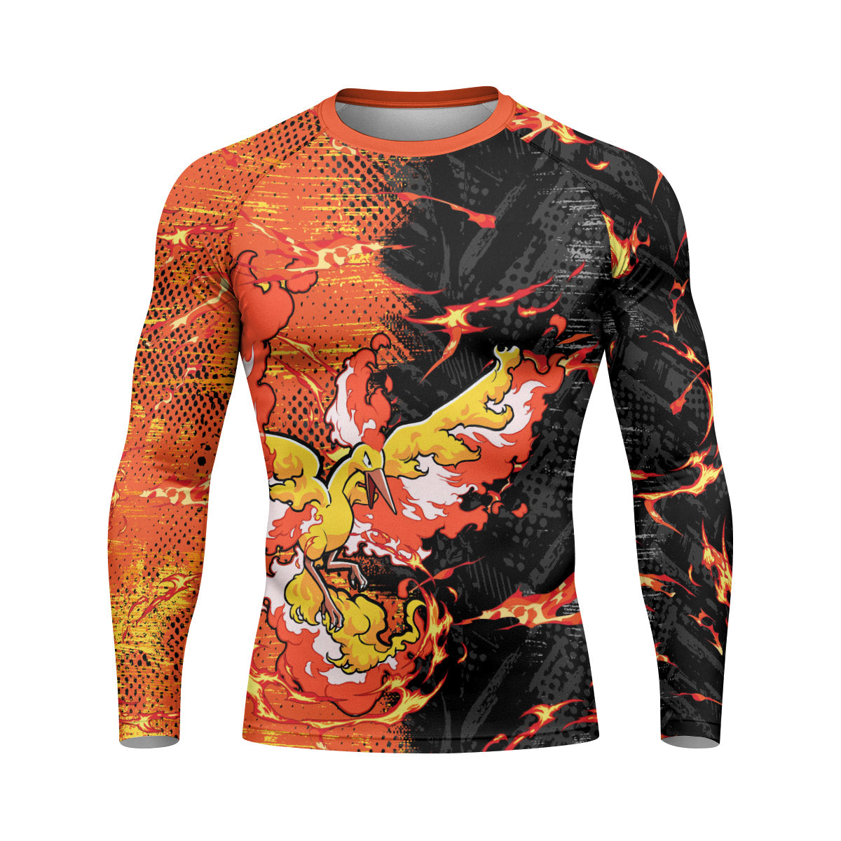  Pokemon Moltres Rash Guard