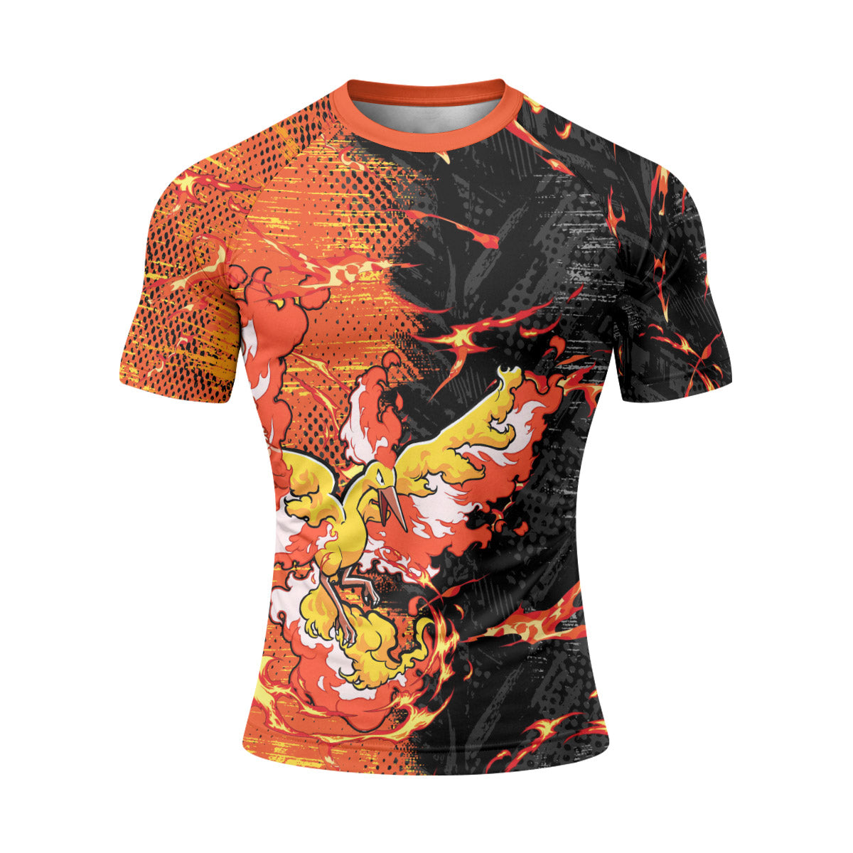  Pokemon Moltres Rash Guard