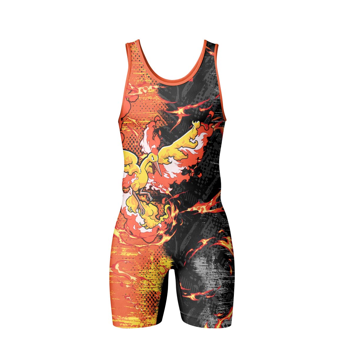  Pokemon Moltres Wrestling Singlet