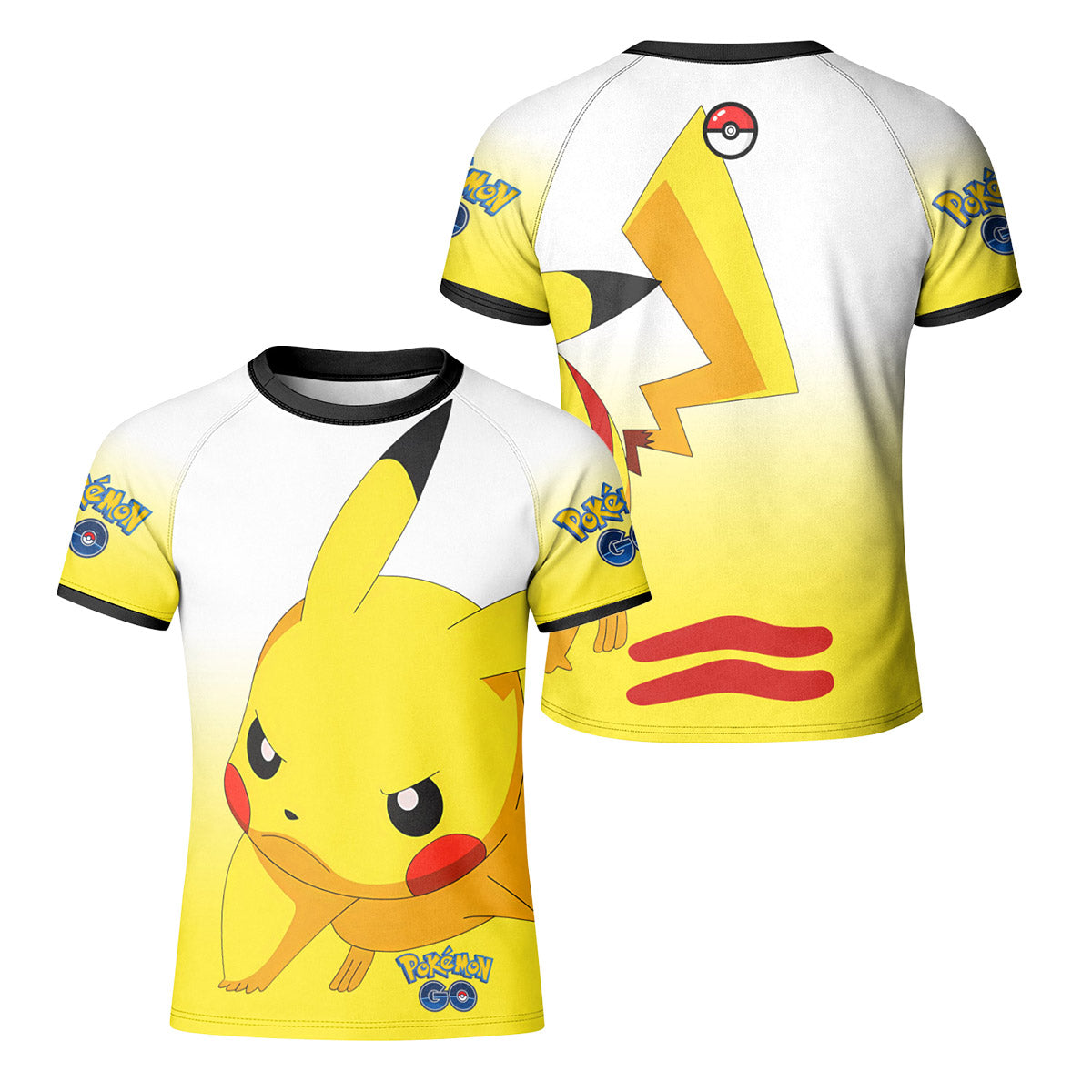 Pokemon Pikachu Go Kid Rash Guard