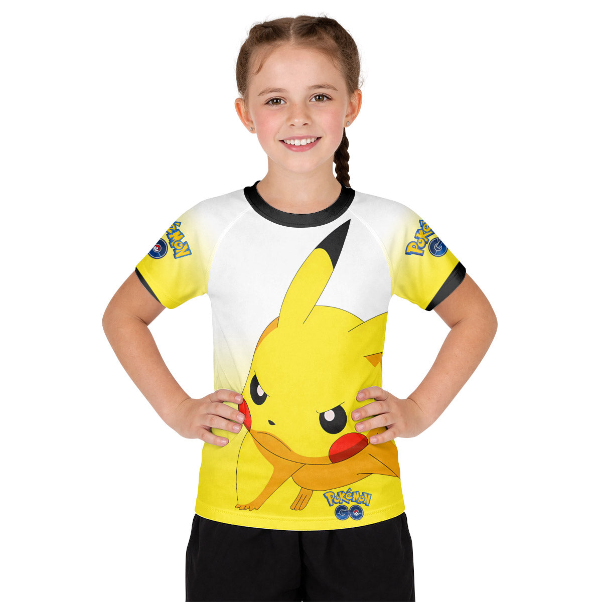 Pokemon Pikachu Go Kid Rash Guard