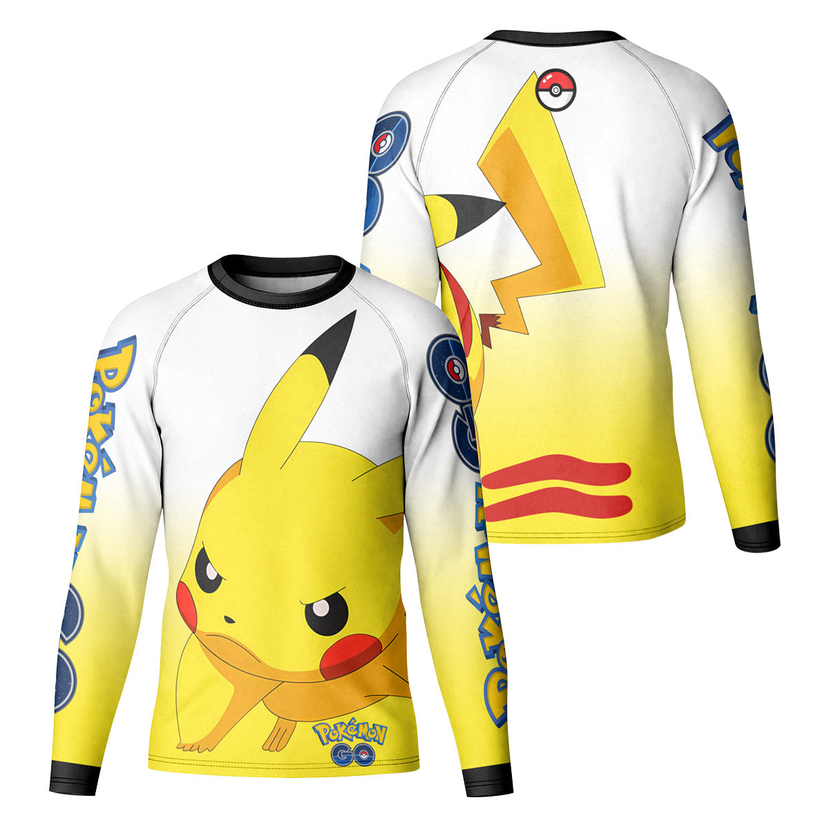 Pokemon Pikachu Go Kid Rash Guard