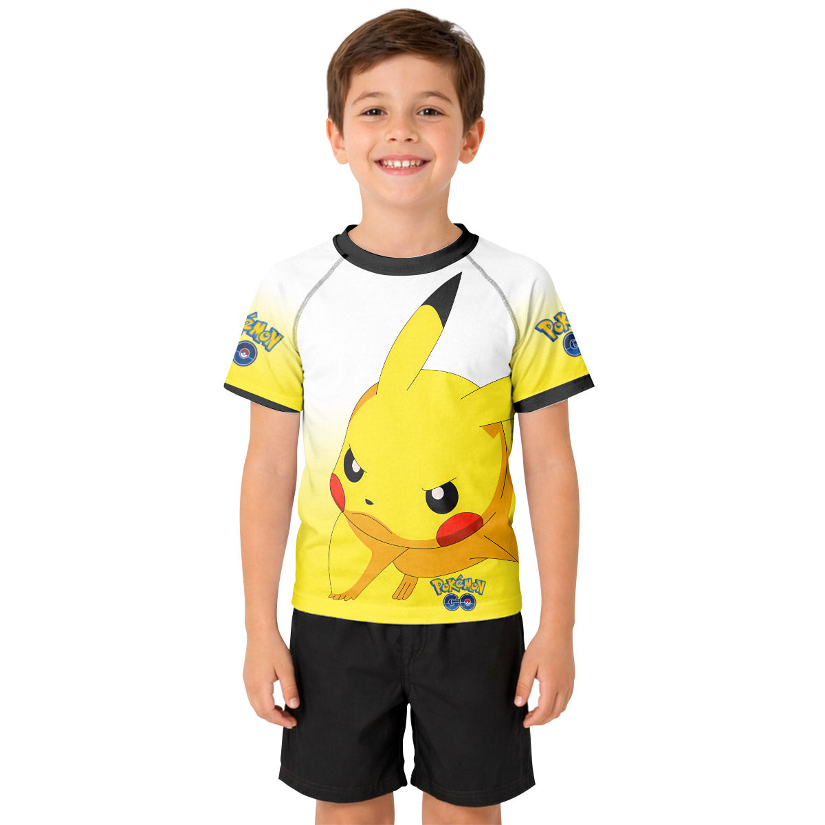 Pokemon Pikachu Go Kid Rash Guard