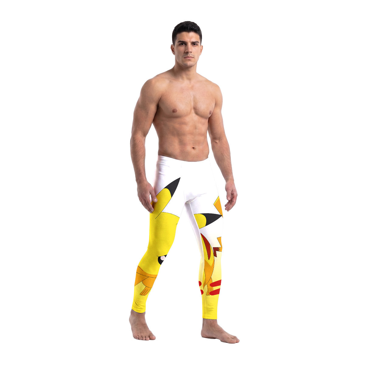  Pokemon Pikachu Go Men's Compression Leggings