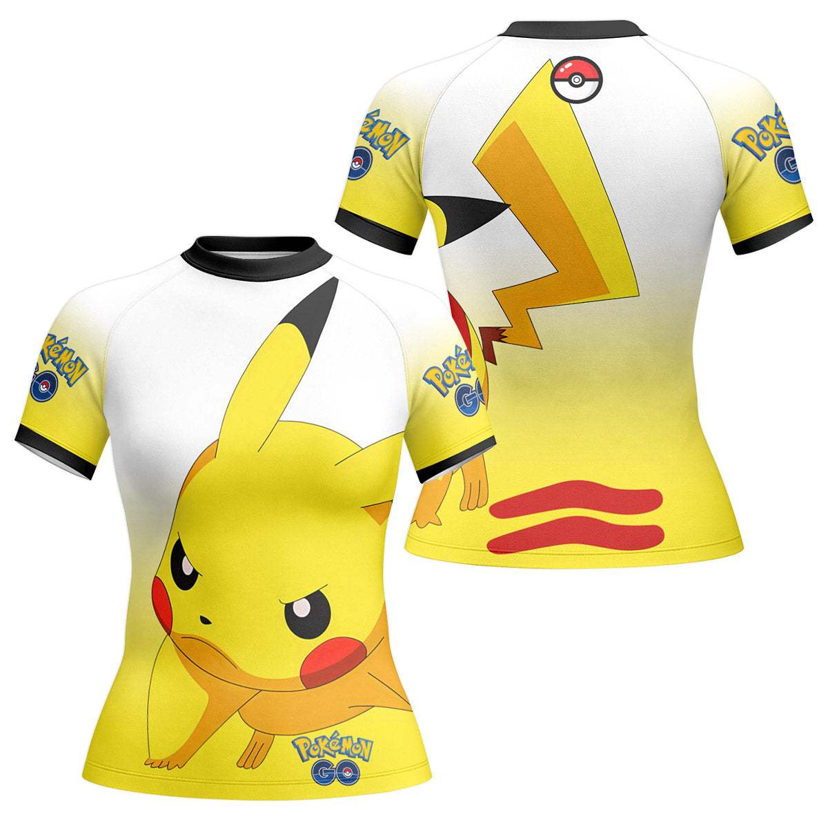 Pokemon Pikachu Go Rash Guard
