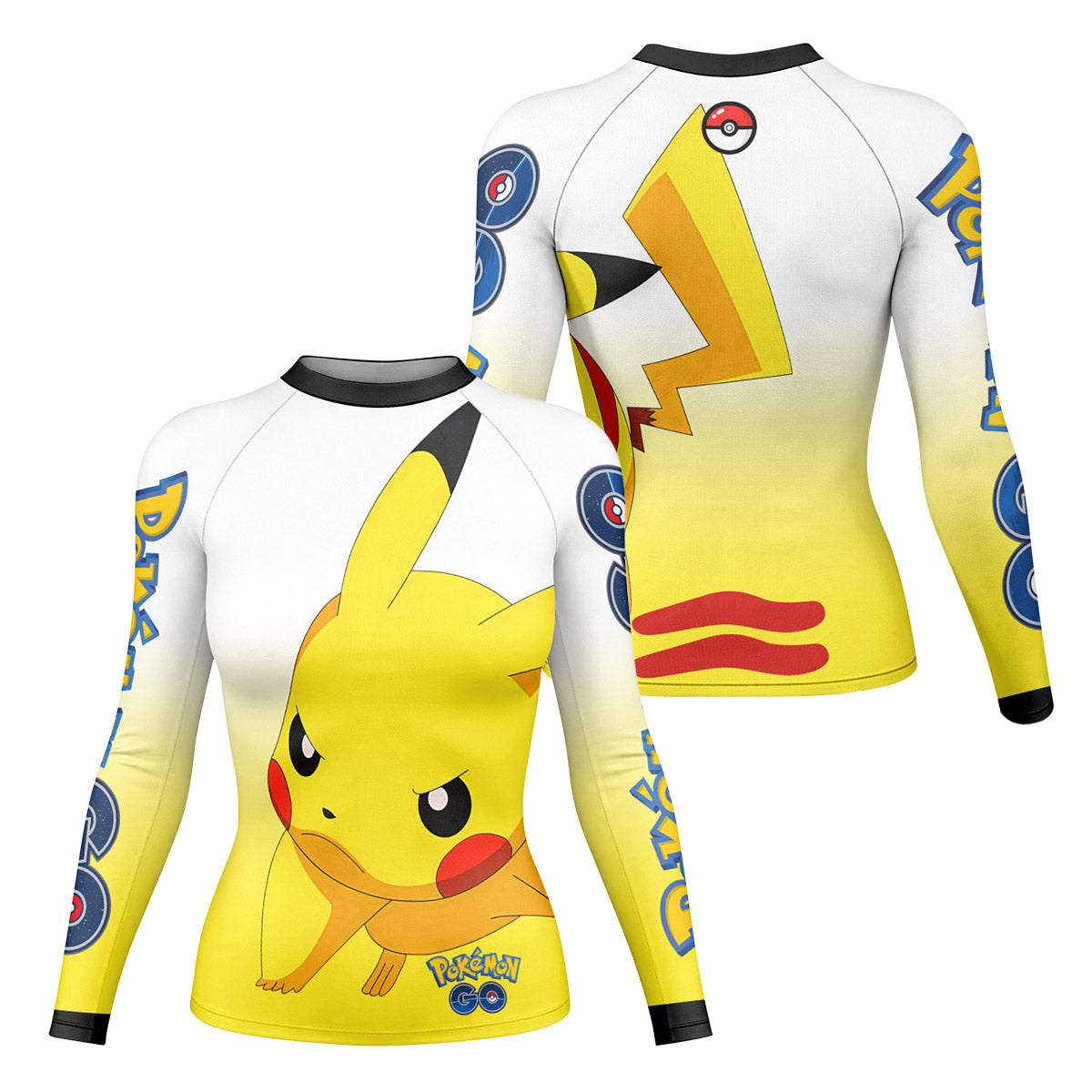 Pokemon Pikachu Go Rash Guard