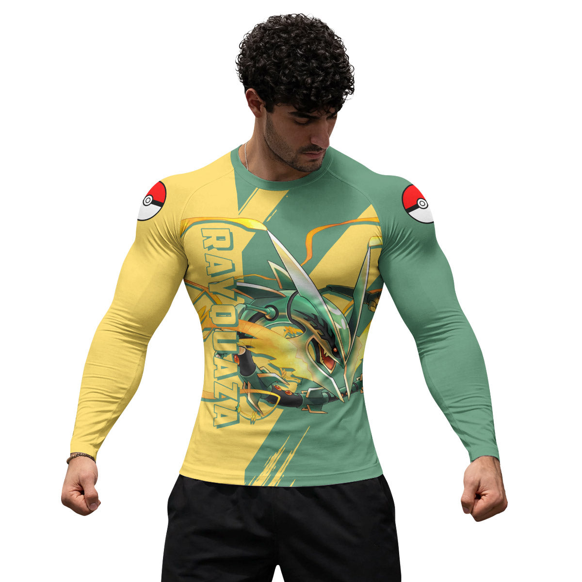 Pokemon Rayquaza Rash Guard