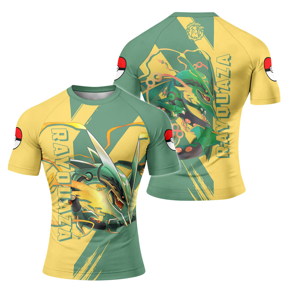 Pokemon Rayquaza Rash Guard