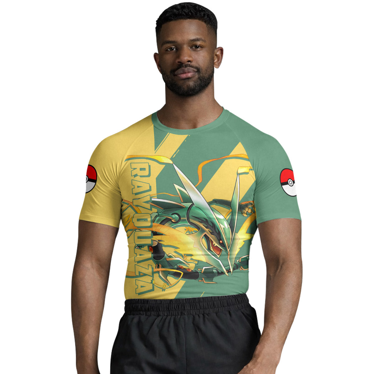 Pokemon Rayquaza Rash Guard