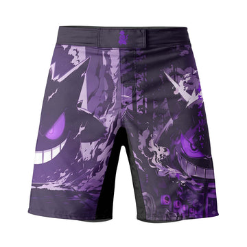  Pokemon Shadowy Gengar Fight Shorts