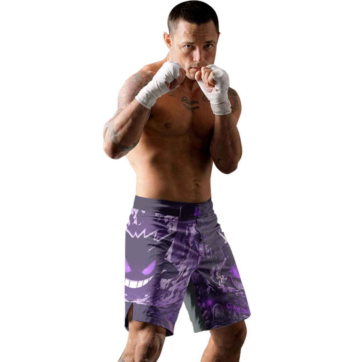  Pokemon Shadowy Gengar Fight Shorts