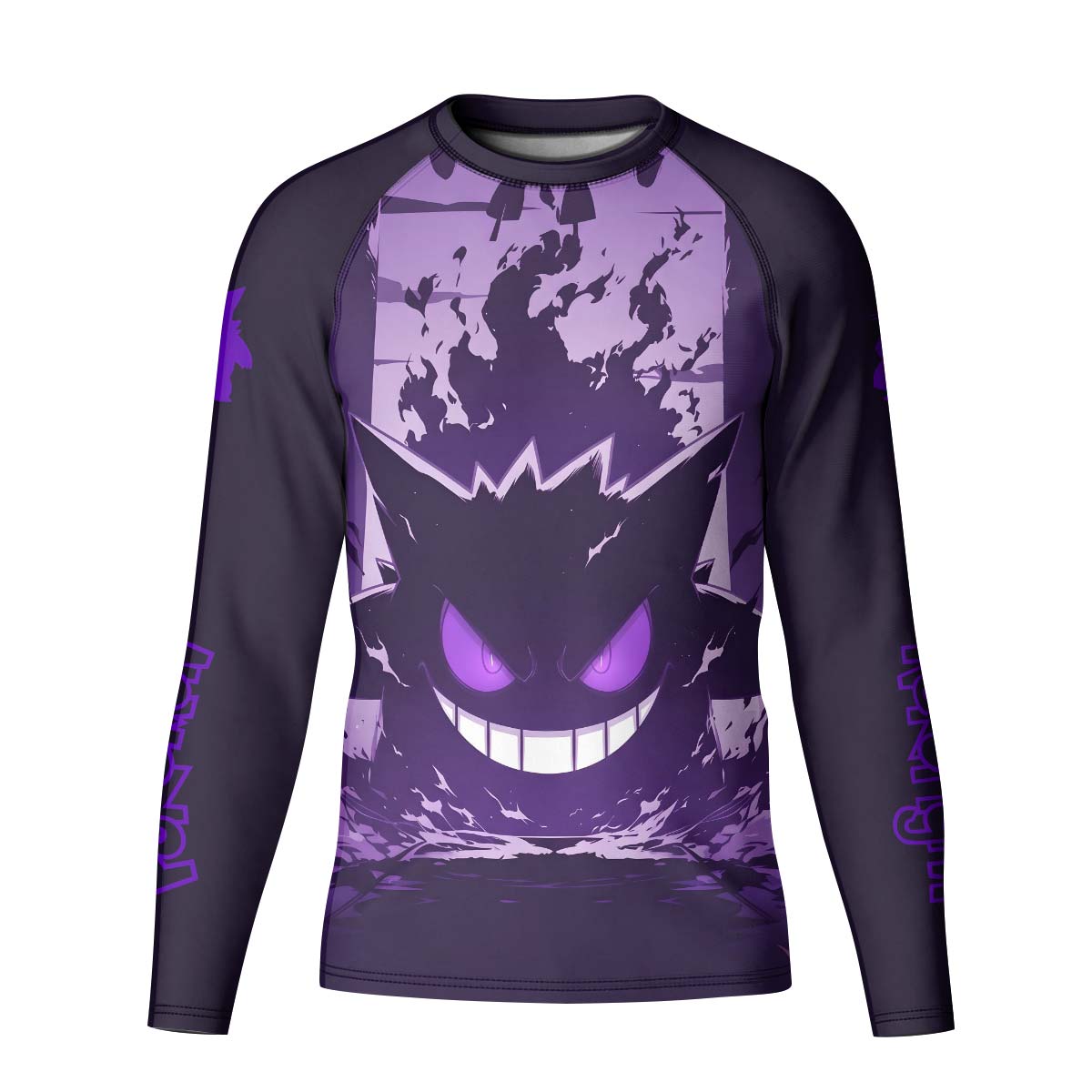 Pokemon Shadowy Gengar Kid Rash Guard