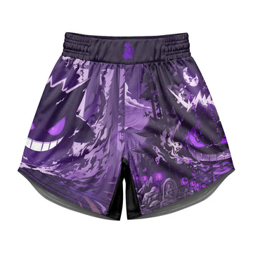 Pokemon Shadowy Gengar Kids Grappling Shorts