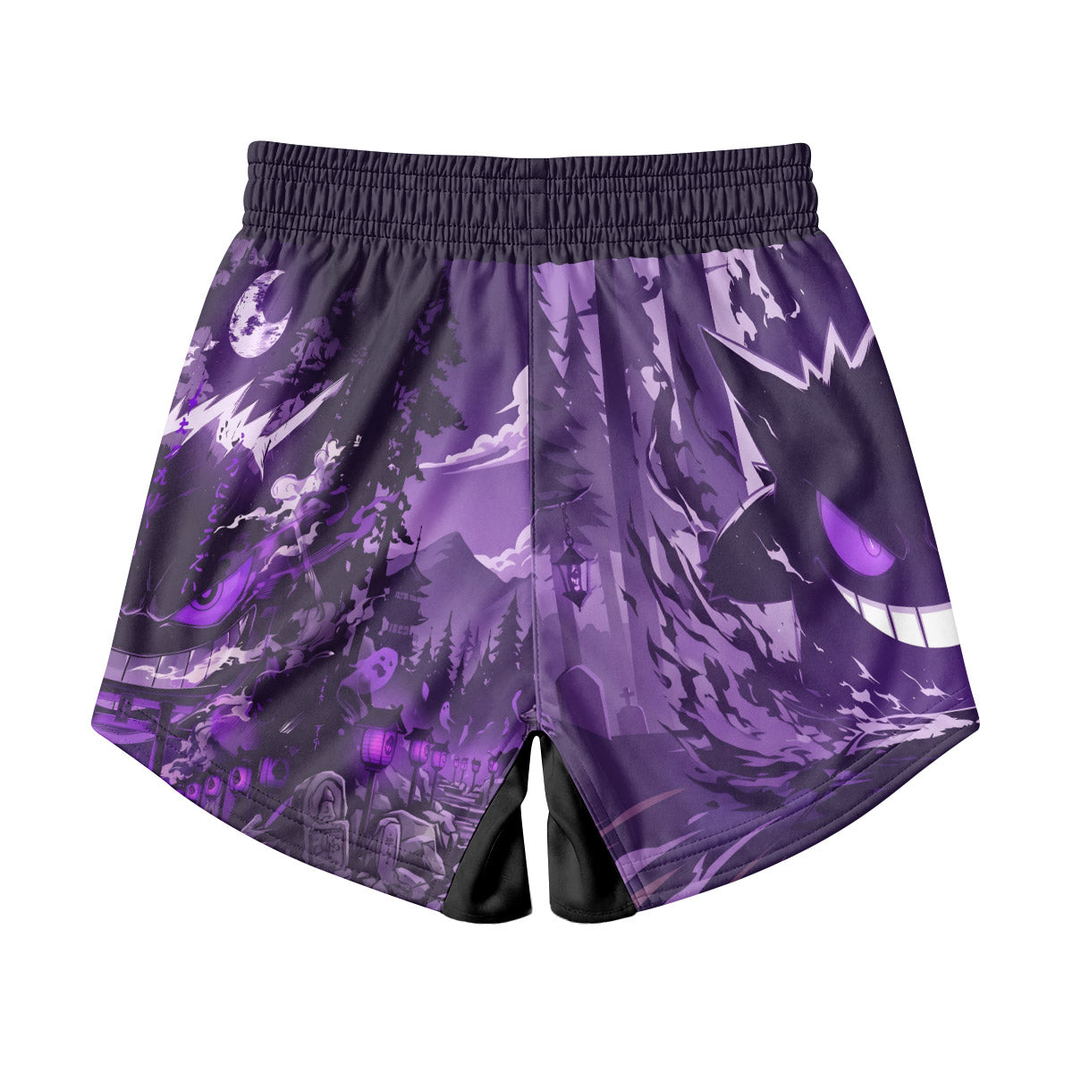 Pokemon Shadowy Gengar Kids Grappling Shorts