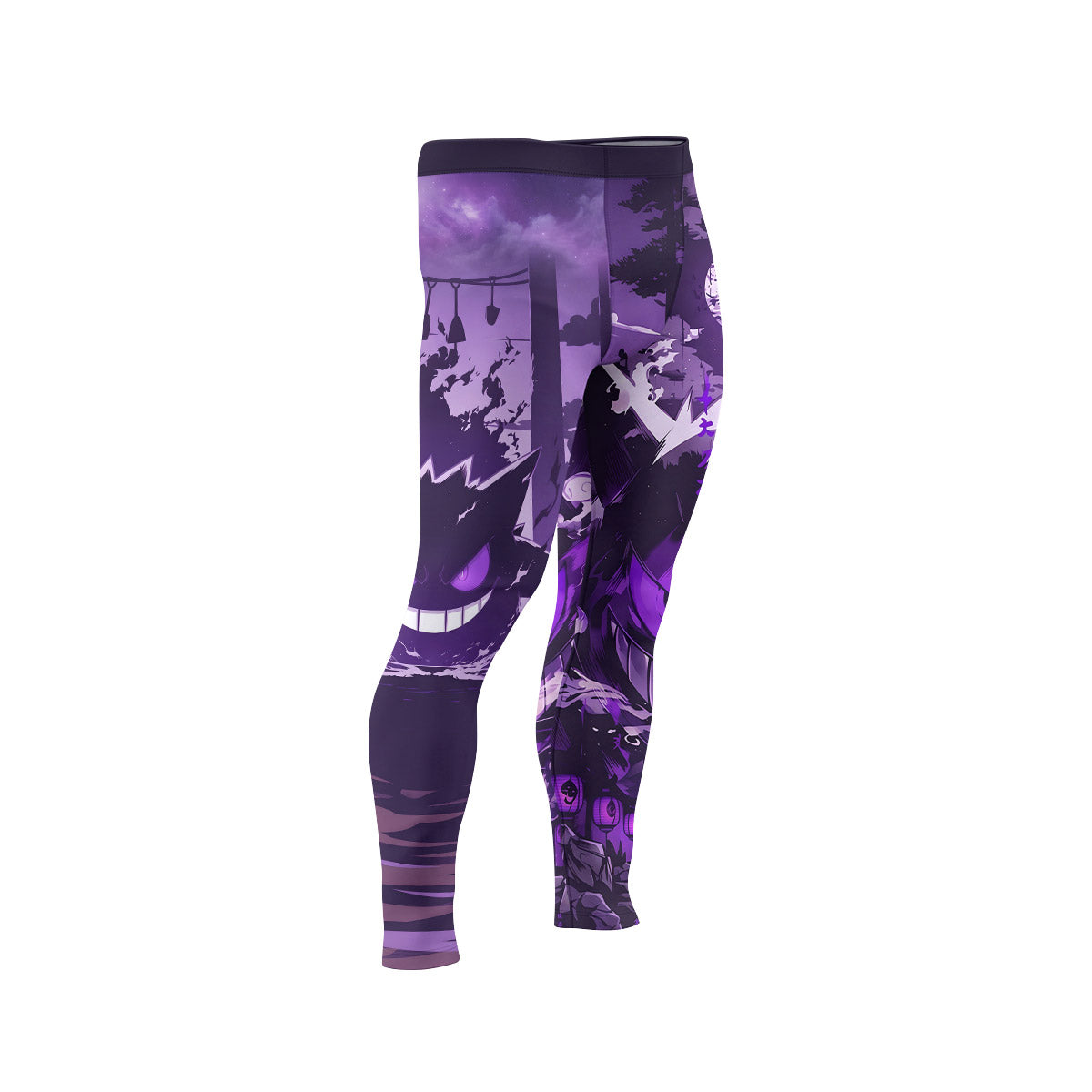  Pokemon Shadowy Gengar Men's Compression Leggings