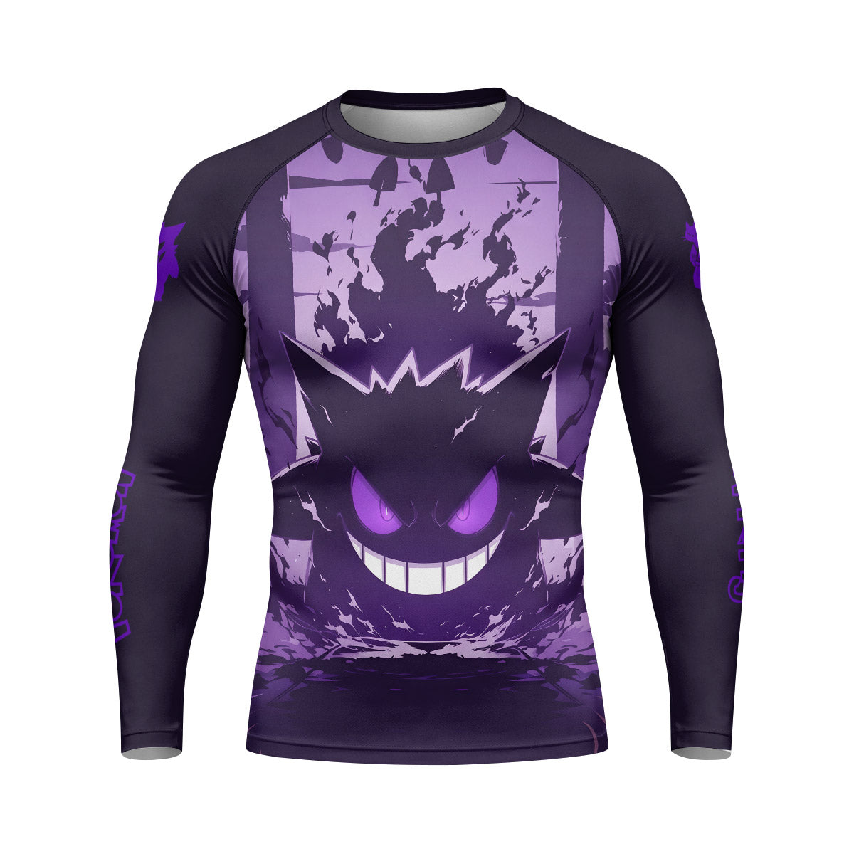 Pokemon Shadowy Gengar Rash Guard