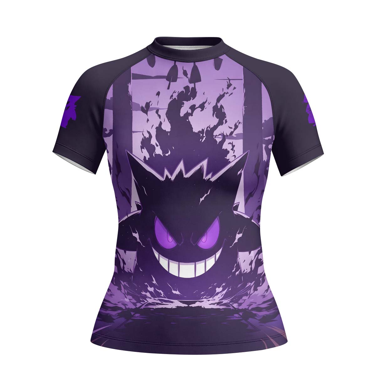  Pokemon Shadowy Gengar Rash Guard