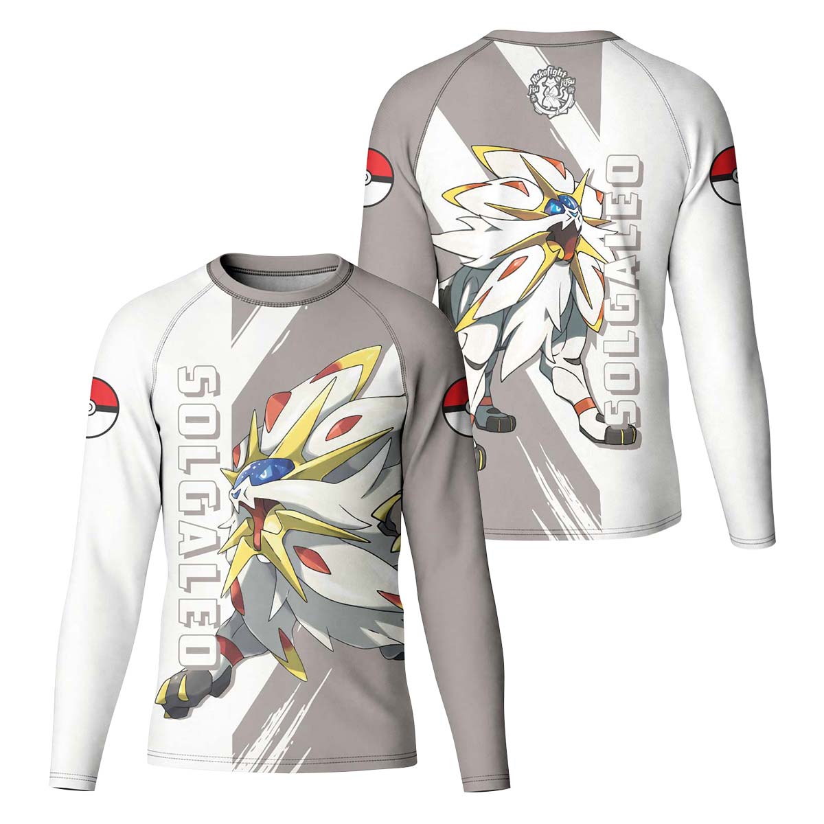Pokemon Solgaleo Kid Rash Guard
