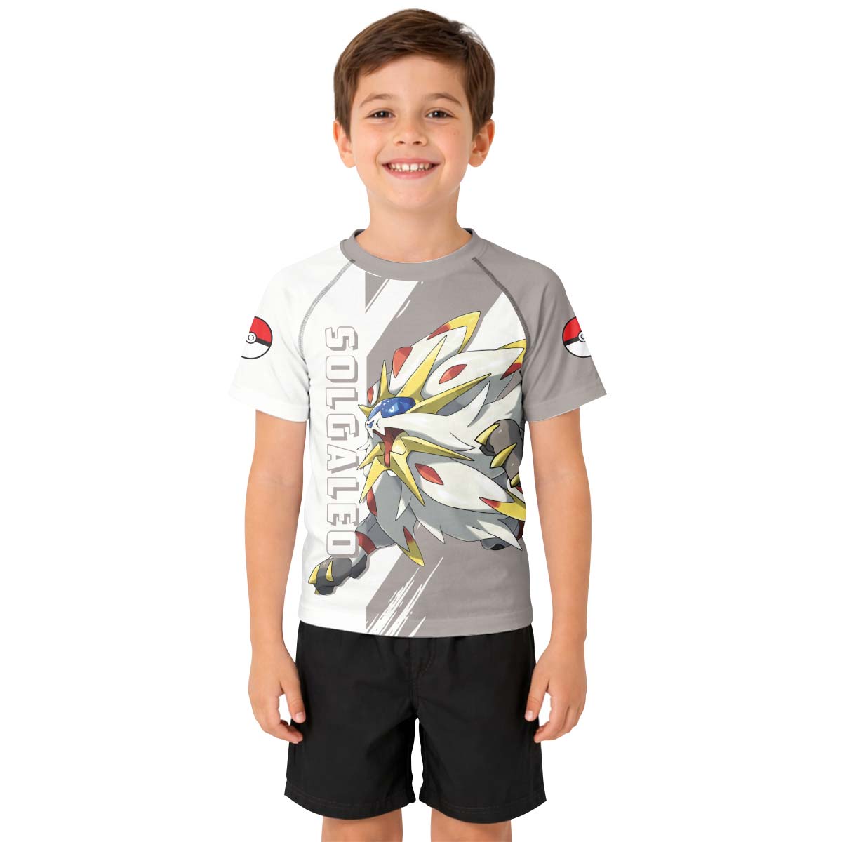 Pokemon Solgaleo Kid Rash Guard