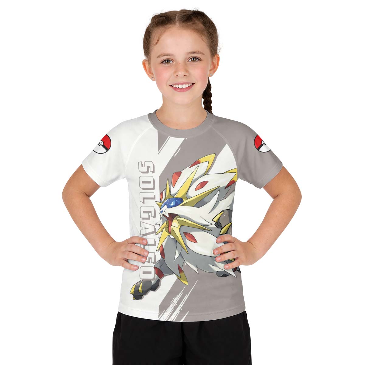 Pokemon Solgaleo Kid Rash Guard