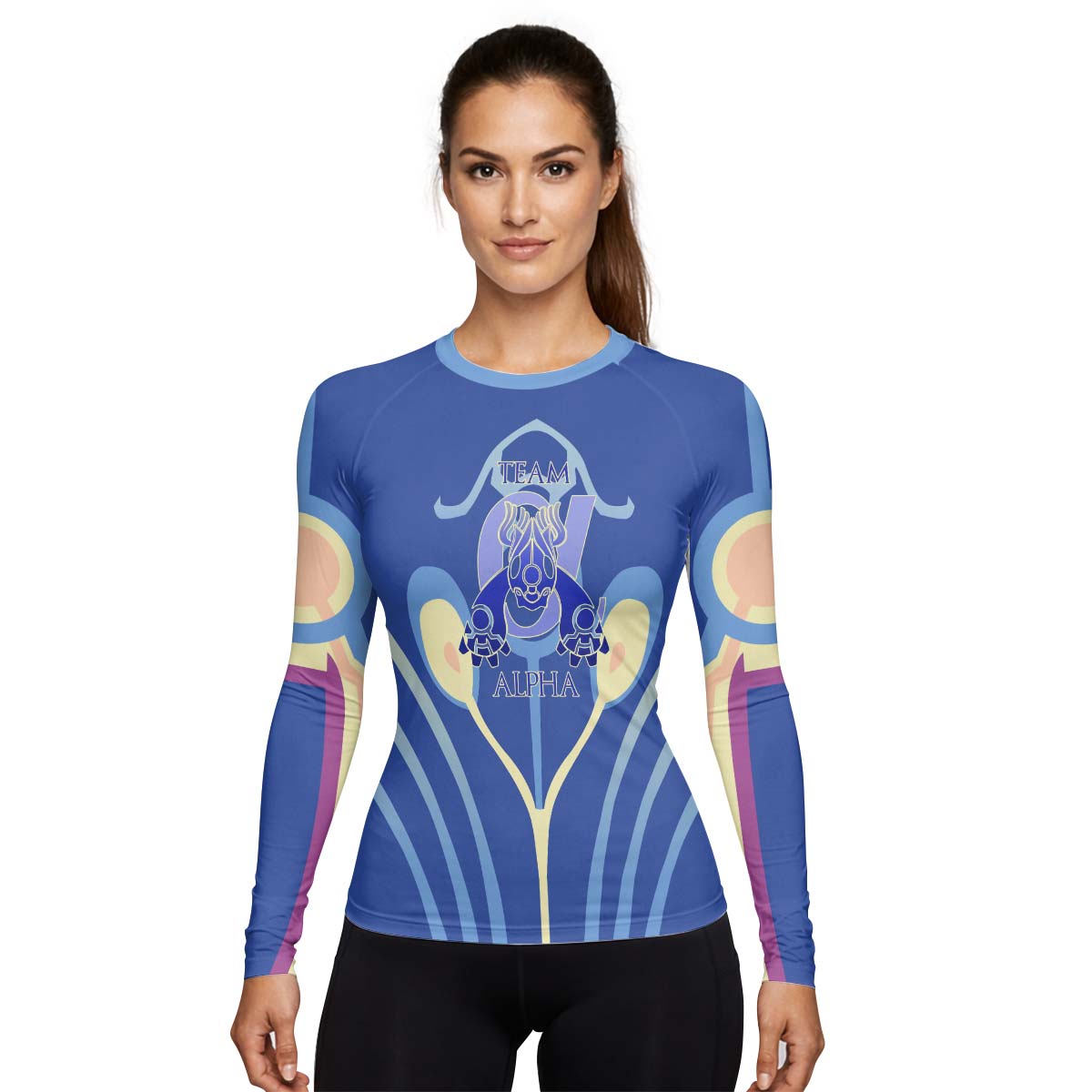  Pokemon Team Alpha Rash Guard