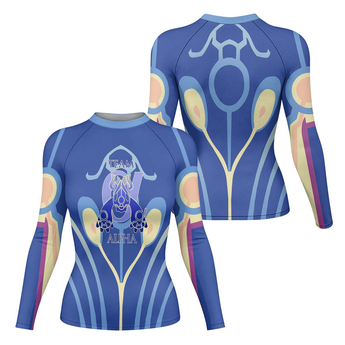  Pokemon Team Alpha Rash Guard