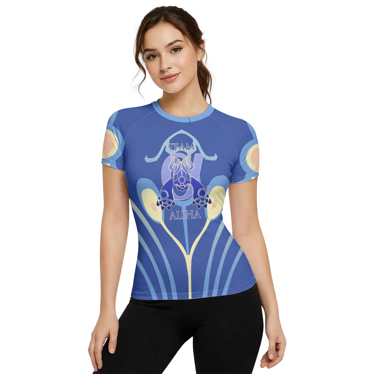  Pokemon Team Alpha Rash Guard