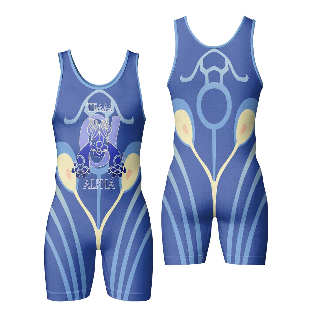  Pokemon Team Alpha Wrestling Singlet