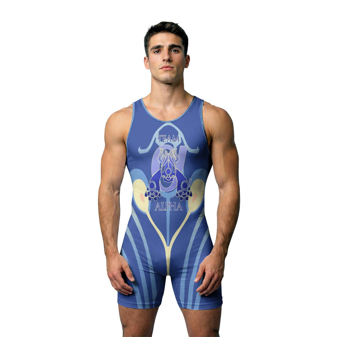  Pokemon Team Alpha Wrestling Singlet