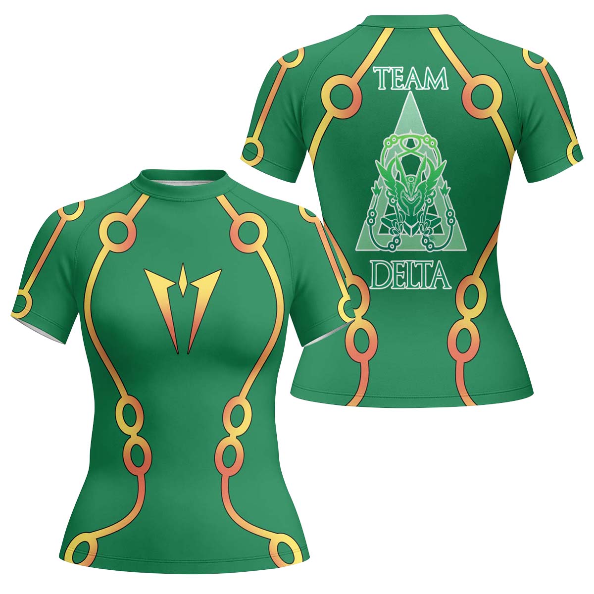  Pokemon Team Delta Rash Guard