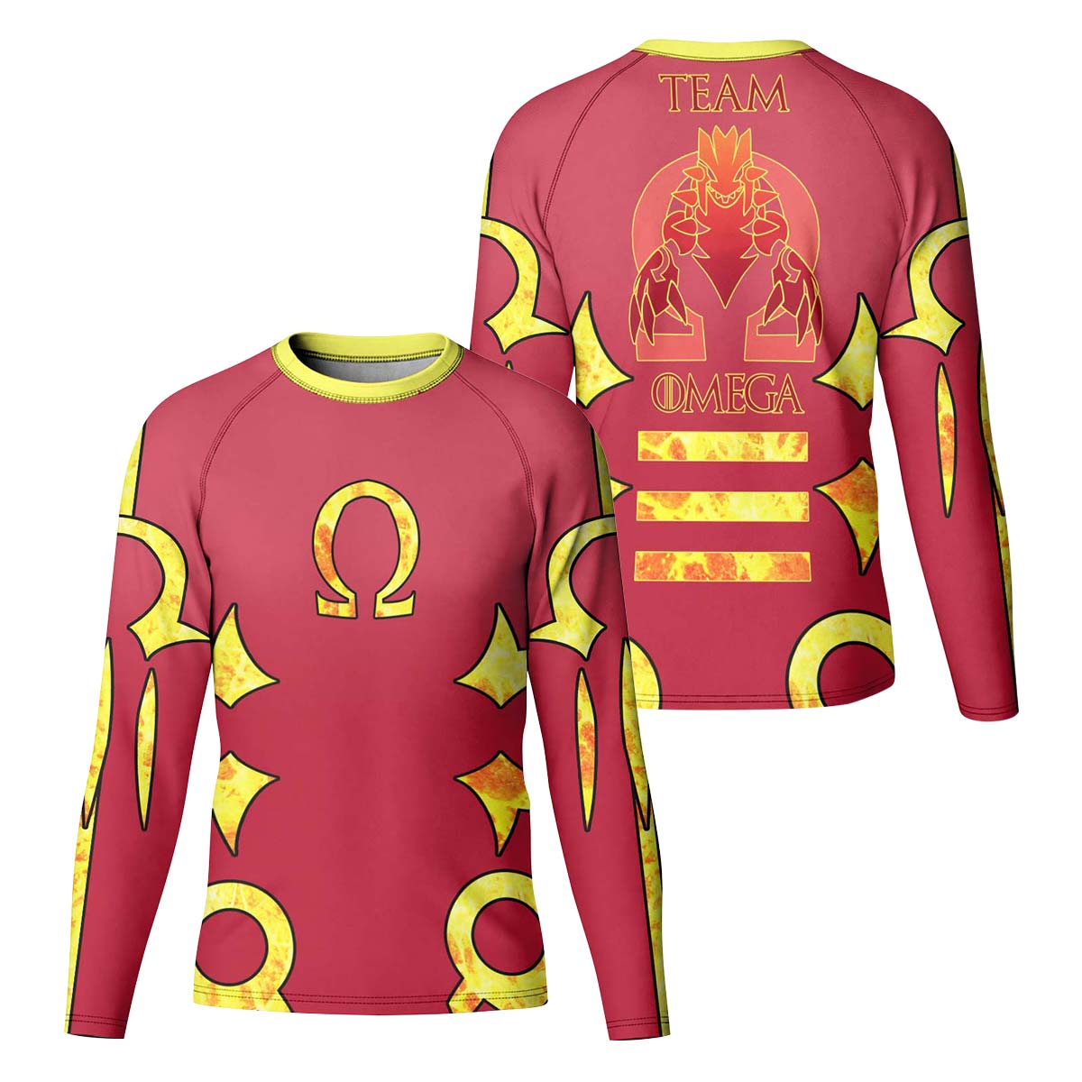  Pokemon Team Omega Kid Rash Guard