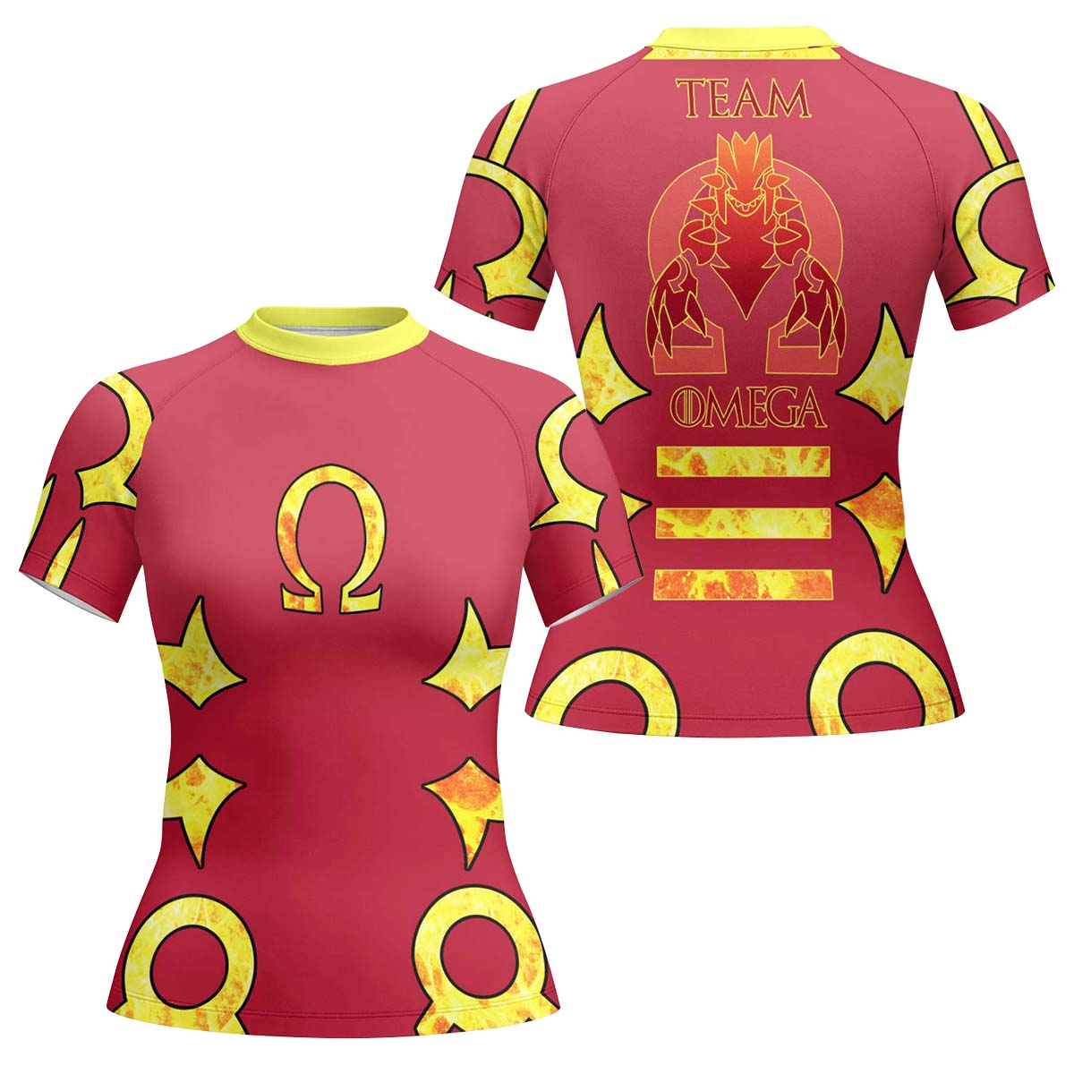  Pokemon Team Omega Rash Guard