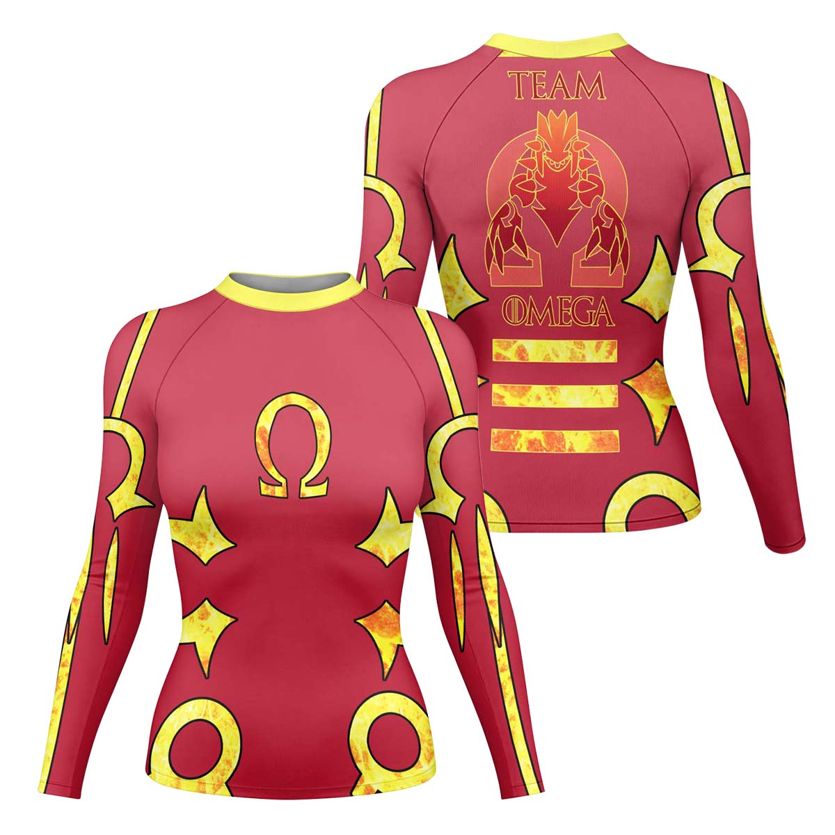  Pokemon Team Omega Rash Guard
