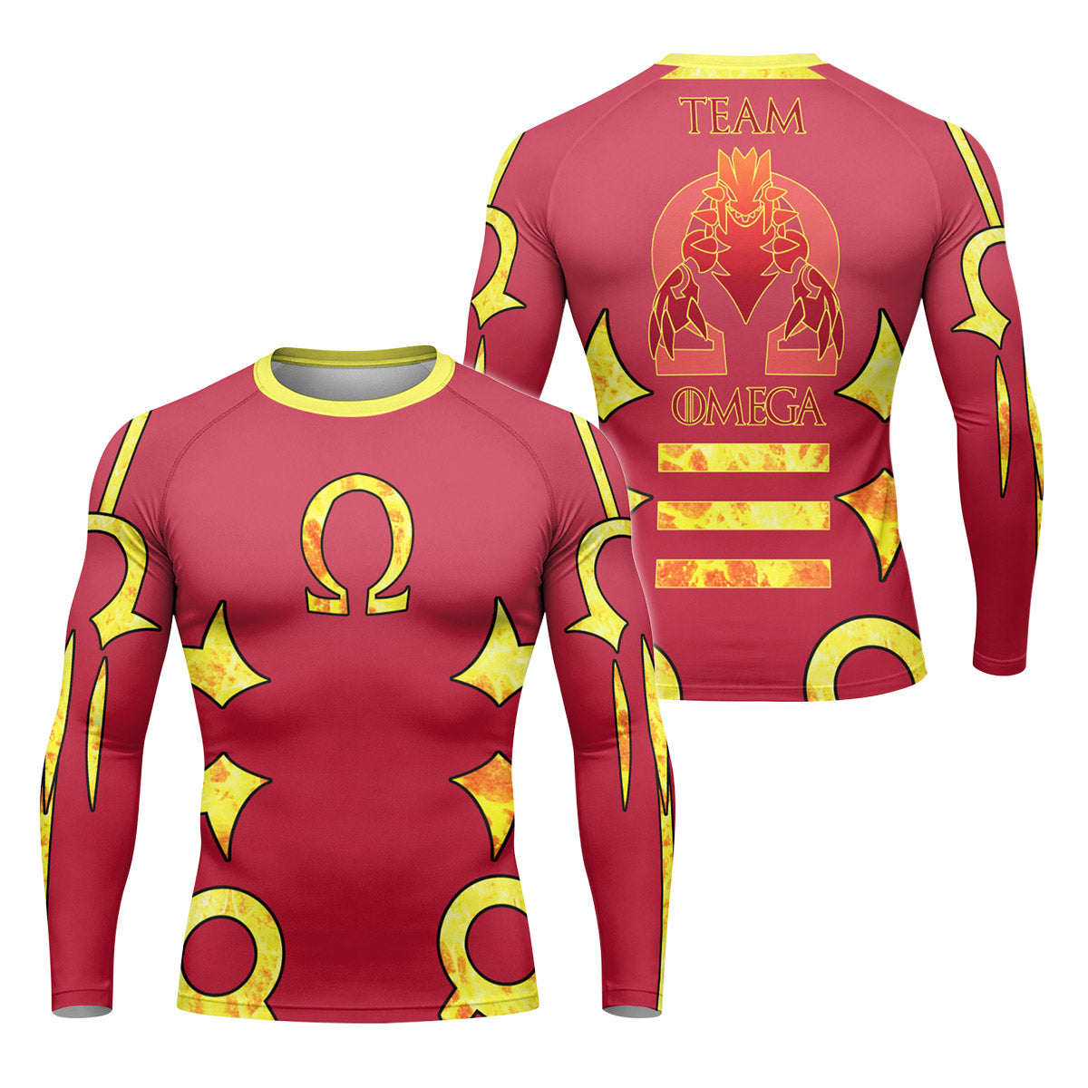  Pokemon Team Omega Rash Guard
