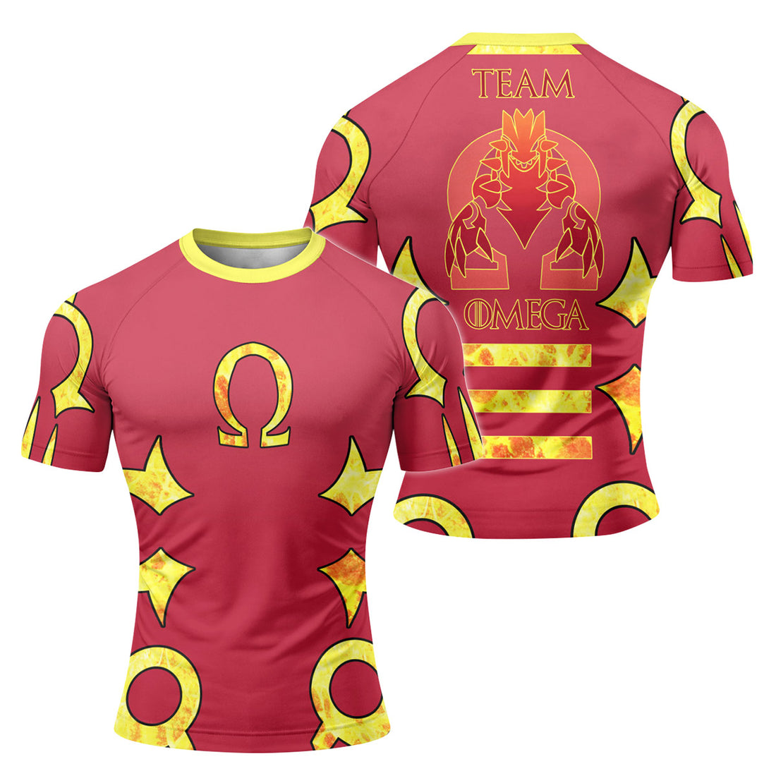  Pokemon Team Omega Rash Guard