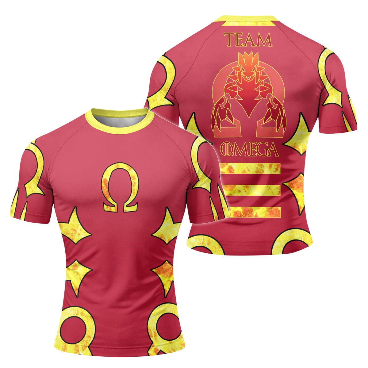  Pokemon Team Omega Rash Guard