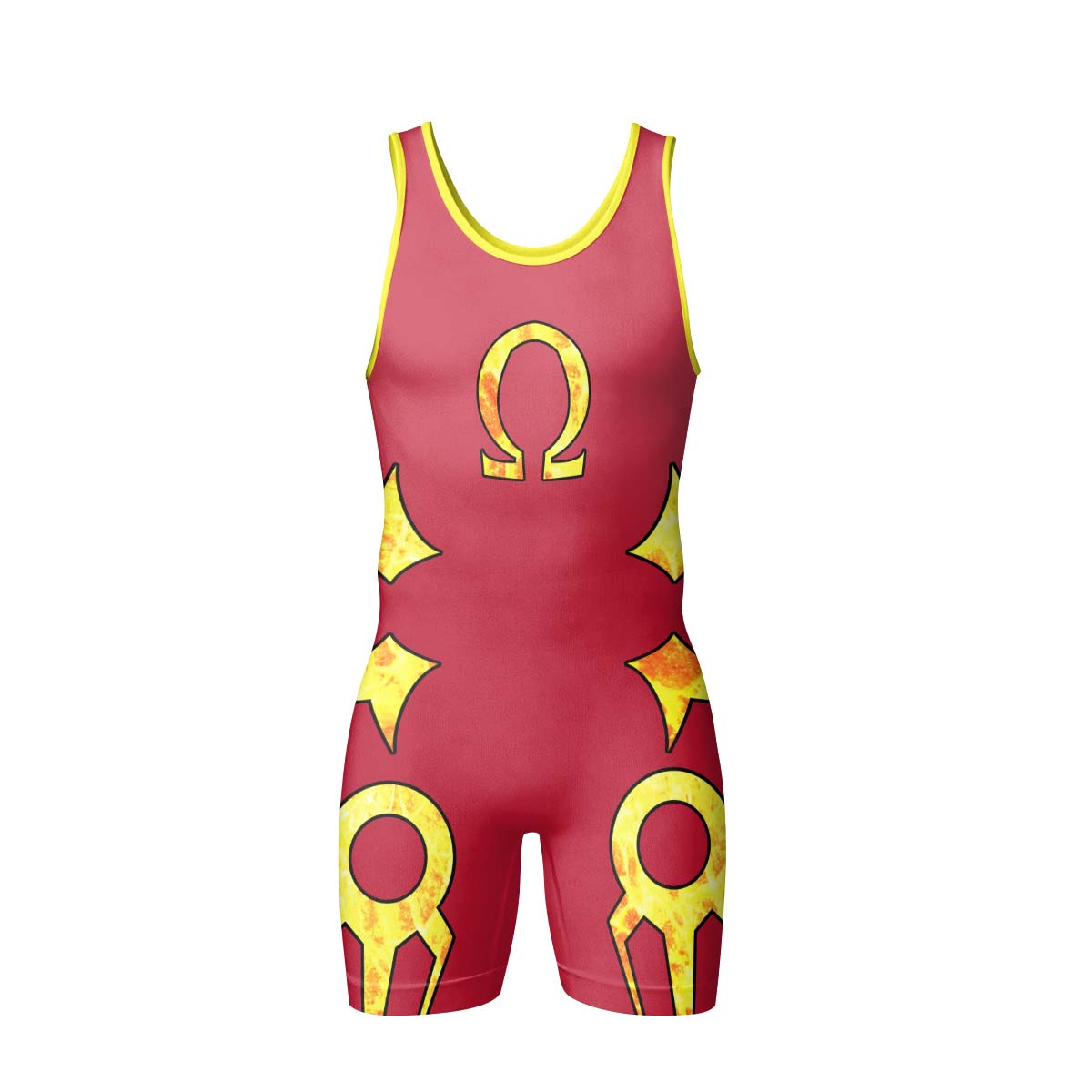  Pokemon Team Omega Wrestling Singlet