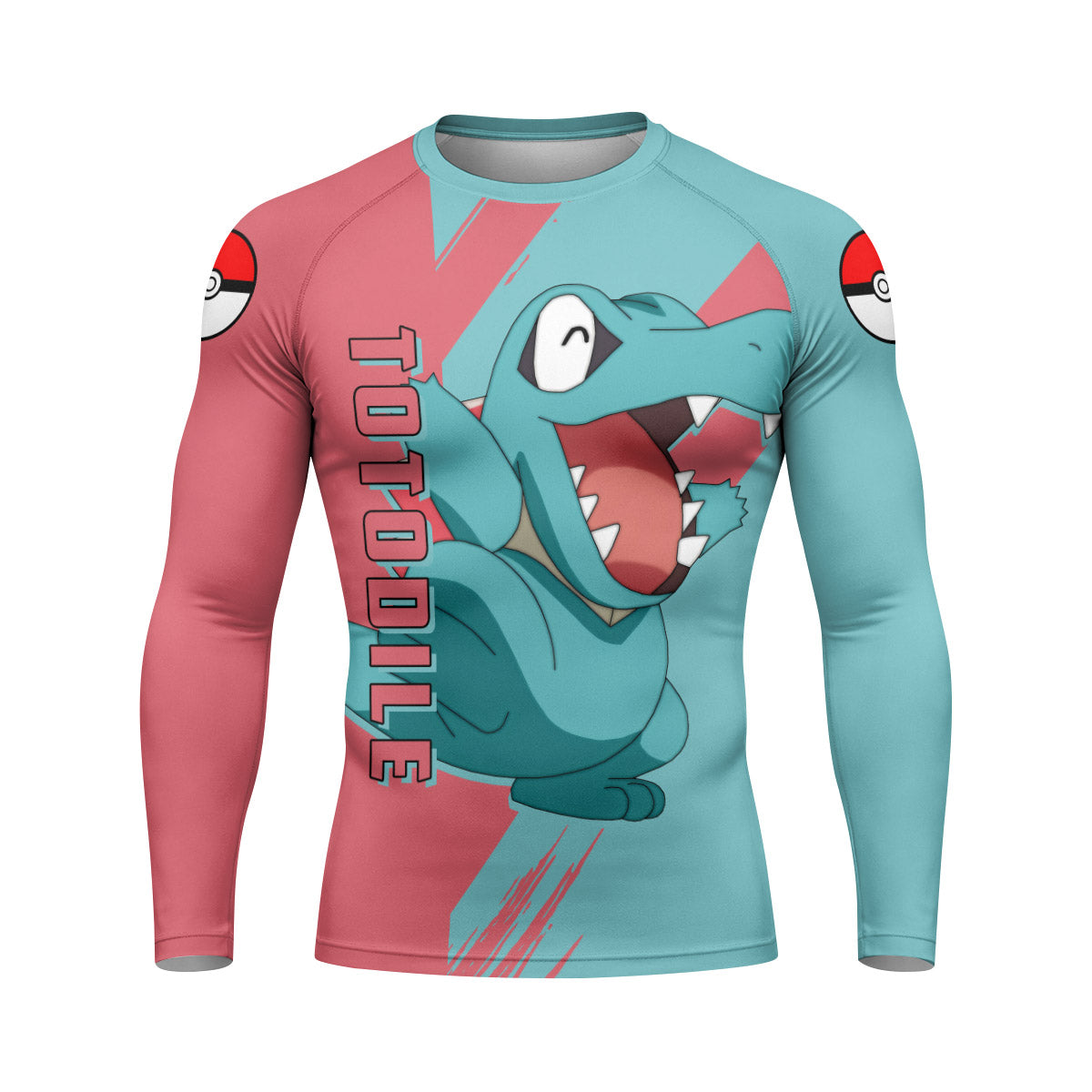 Pokemon Totodile Rash Guard