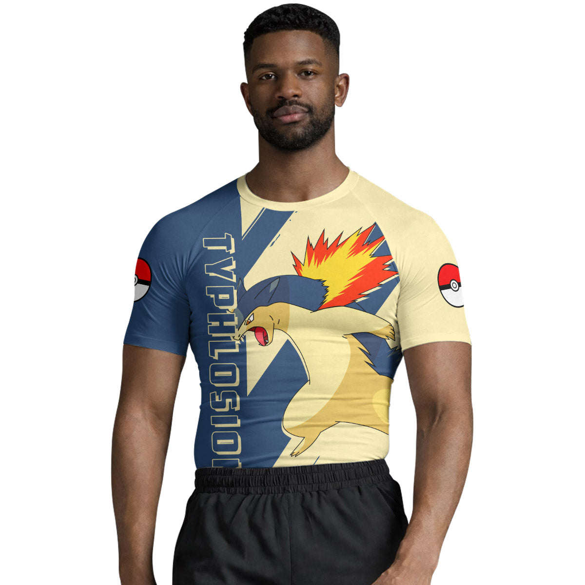 Pokemon Typhlosion Rash Guard