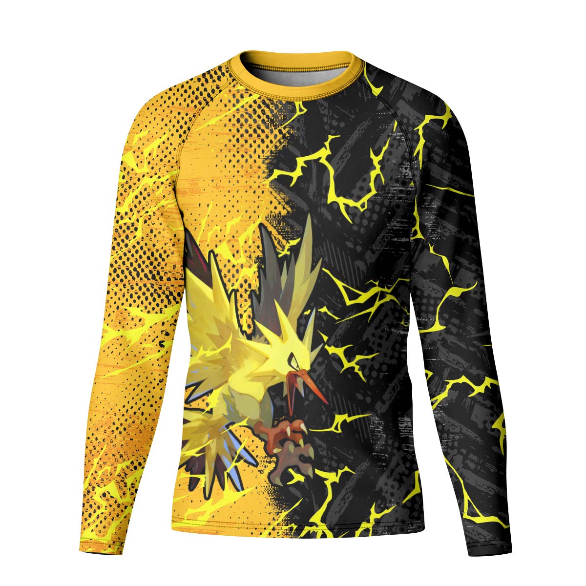  Pokemon Zapdos Kid Rash Guard
