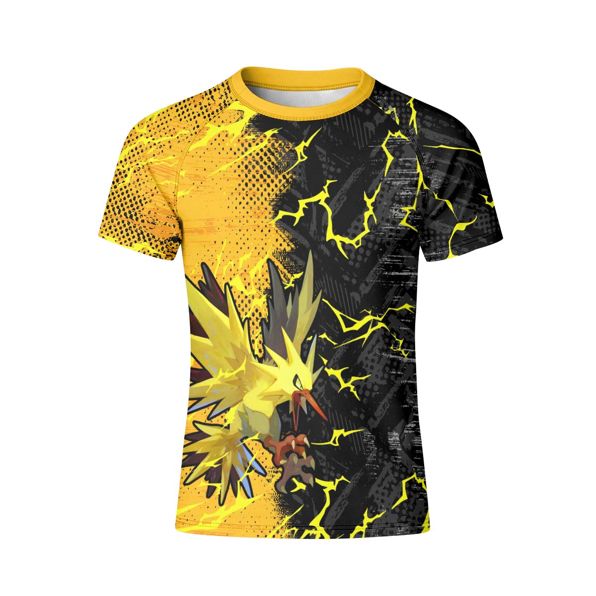  Pokemon Zapdos Kid Rash Guard