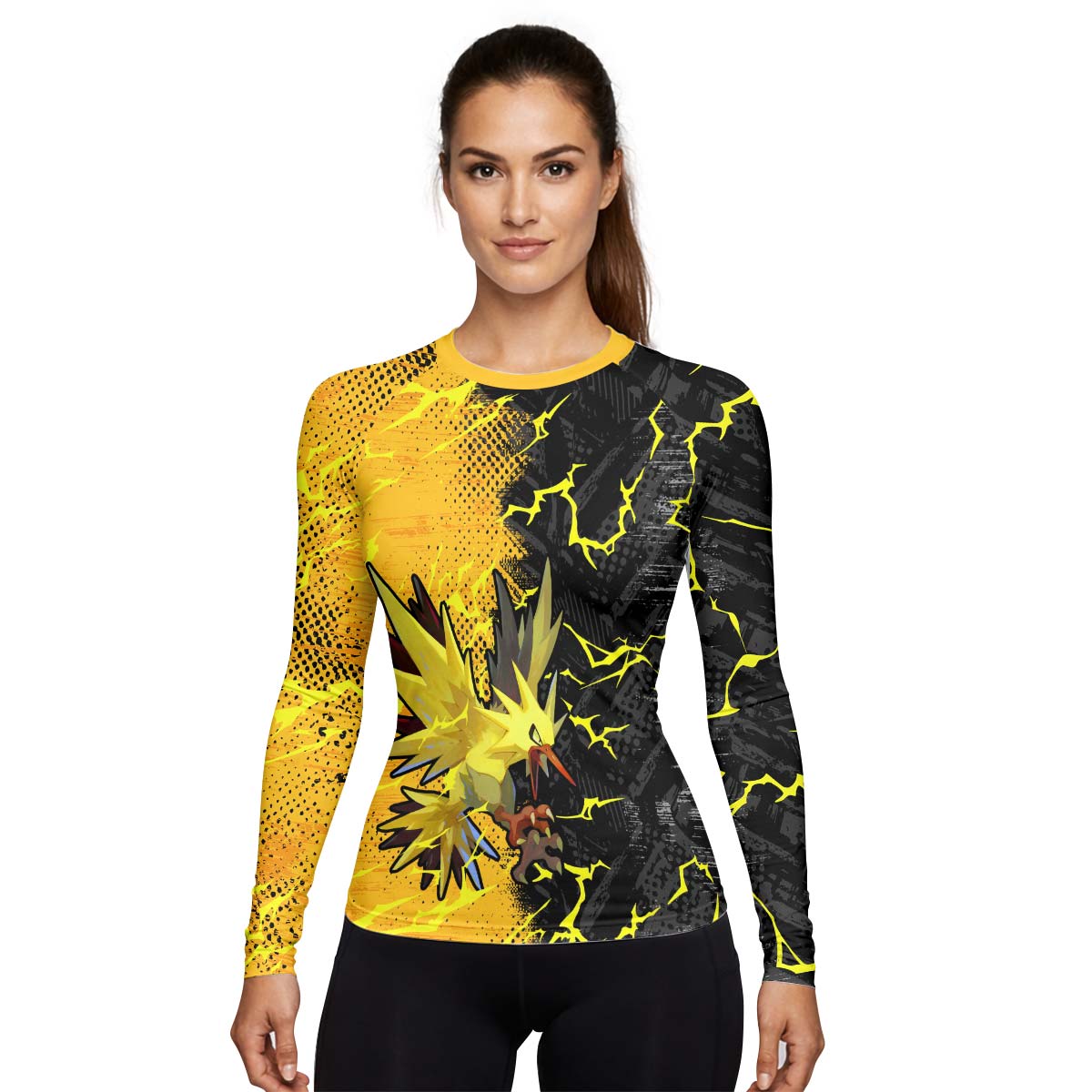  Pokemon Zapdos Rash Guard