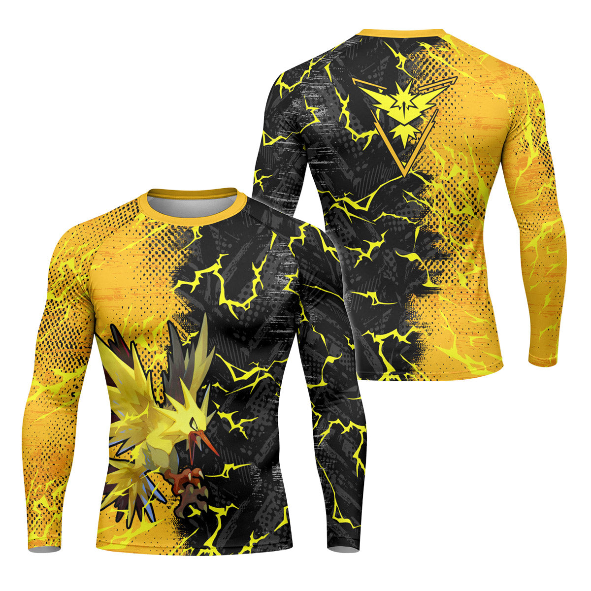 Pokemon Zapdos Rash Guard