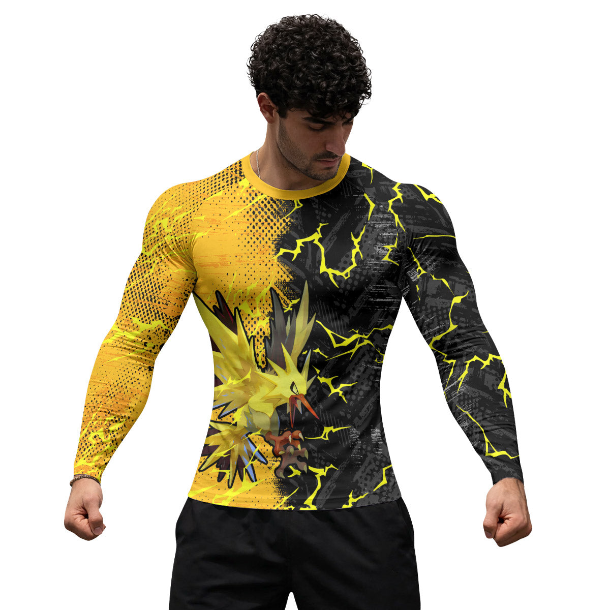  Pokemon Zapdos Rash Guard