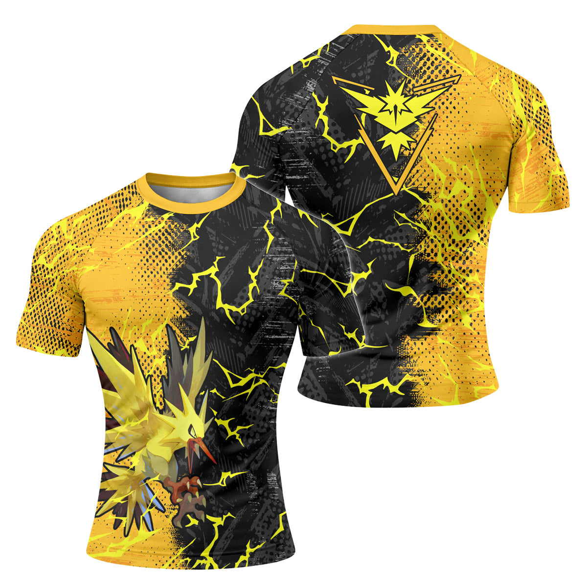  Pokemon Zapdos Rash Guard