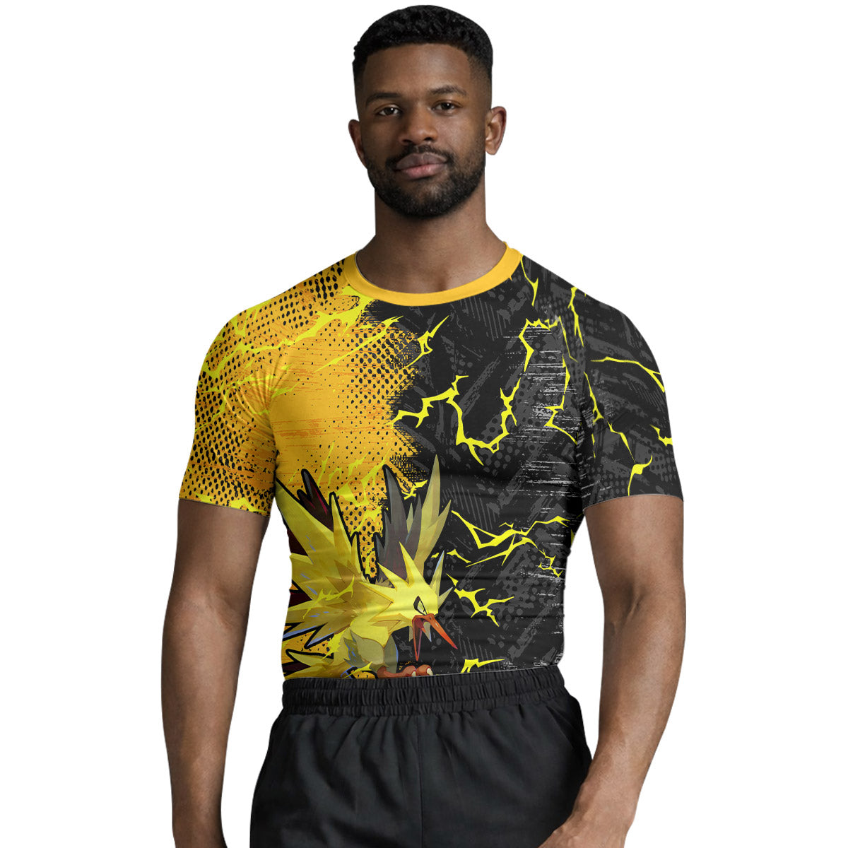  Pokemon Zapdos Rash Guard